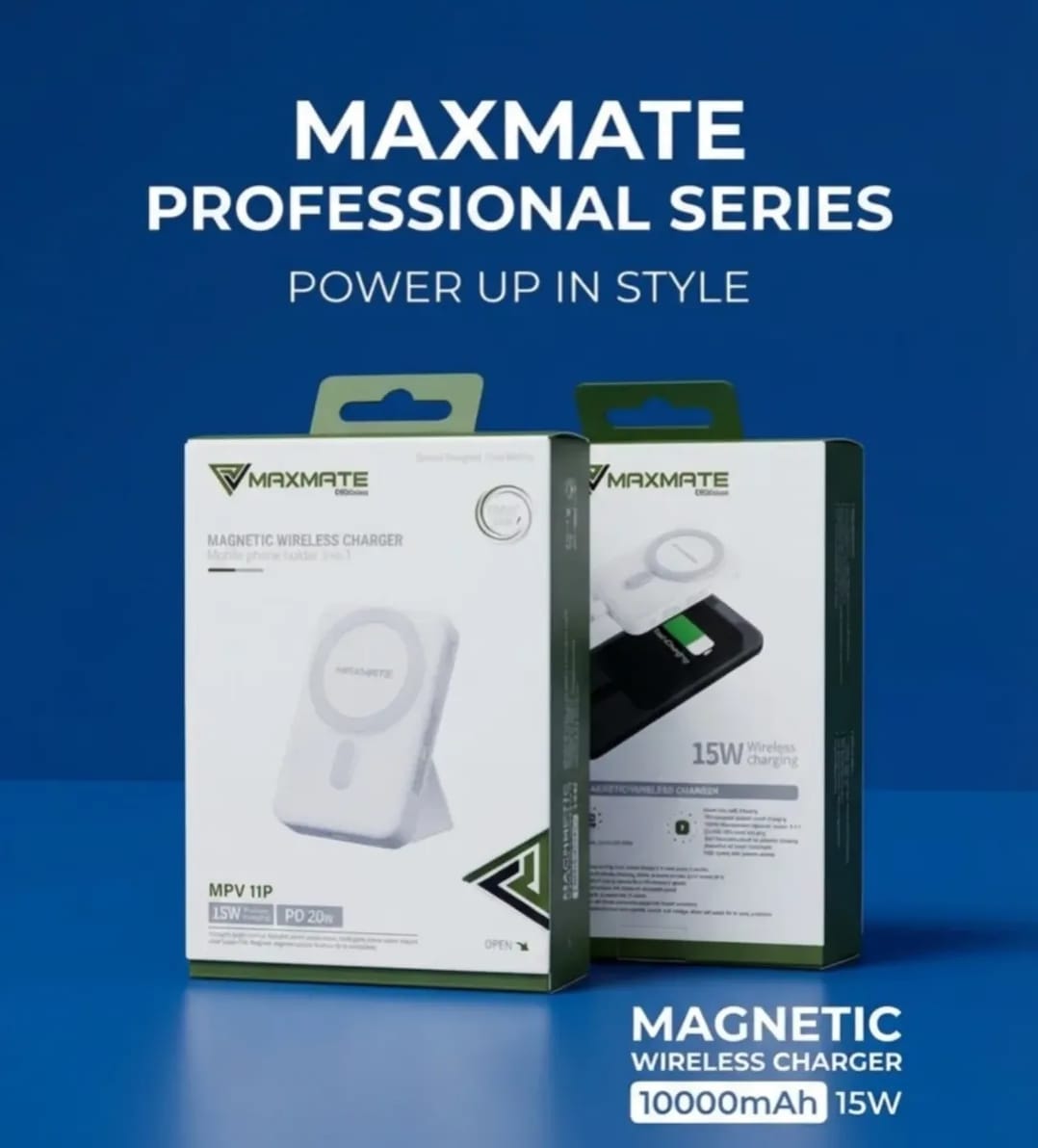 Maxmate Magnetic Charger Powerbank 10000mAh